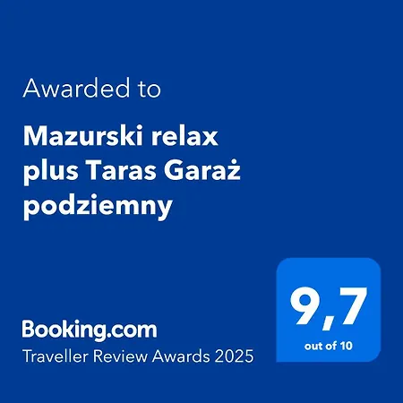 Mazurski Relax Taras Garaz Podziemny * Węgorzewo